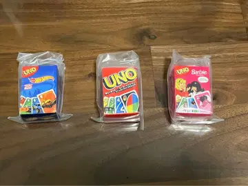 UNO 미니카드 5 노멀 & Barbie & HotWheels 캡슐 토이