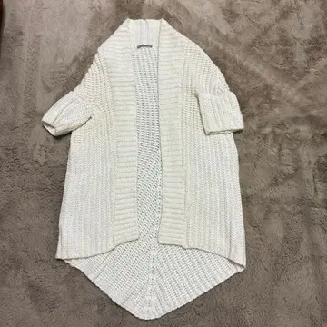 theory 띠어리 아이보리 오픈 프론트 변형 가디건