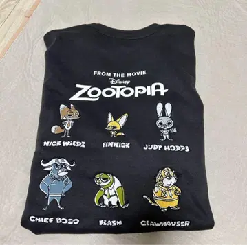 디즈니 주토피아 주디 닉 트레이닝복 얇은 소재