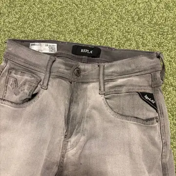 리플레이 앙바스 그레이 스키니 사이즈 28