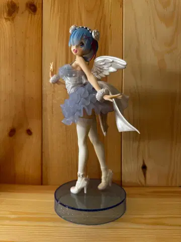 천사의 의상 피규어 스카이블루