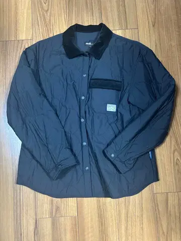 PING 블랙 퀼팅 자켓