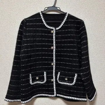 가디건 니트 겨울 의류 노카라