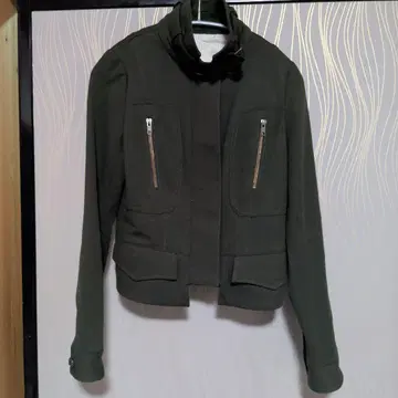 미사용! 올리브 그린 밀리터리 자켓 36