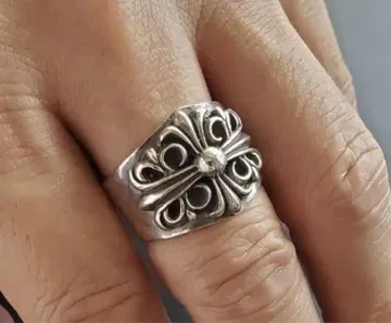 실버925 크로스 반지 19호