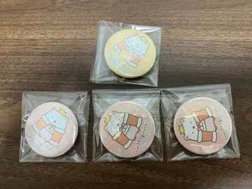 스미코구라시 5th 캔뱃지 고양이 시로쿠마 4개 세트