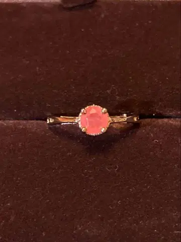 로드크로사이트 오벌컷 실버 반지