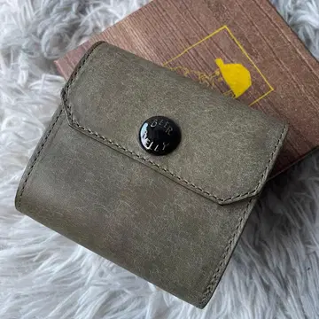 [ 미사용 레벨 ] 비어베리 해치백 지갑 푸에블로 가죽