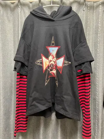 CAVIALE 카비아레 레이어드 후드티