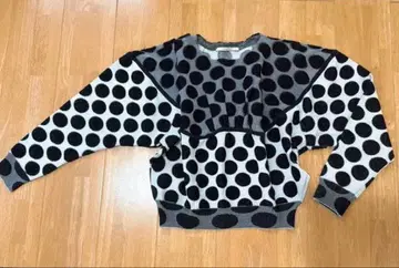 [ dzzit ] 디지트 도트 긴팔 스웨터