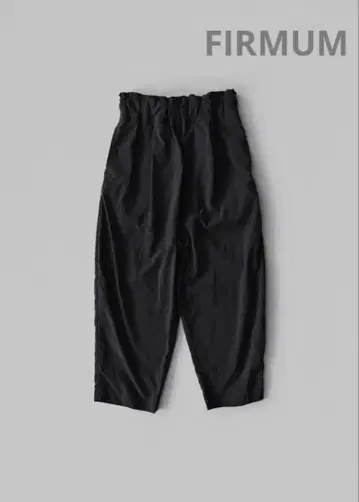 FIRMUM 나일론 타스란 옥스 테이퍼드 팬츠 Dark Grey