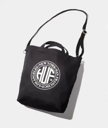 HUF 블랙 토트백 로고