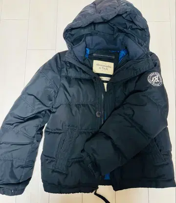 아바크롬비&피치 다운 자켓 아우터 남성용 블랙