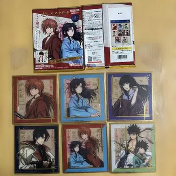 바람의 검심 비주얼 아트 보드 6매 세트