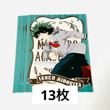 나의 히어로 아카데미아 히어로빵 페어 엽서 미도리야 이즈쿠 데쿠