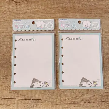 [새상품] 씰북 씰 바인더 씰 대지 2세트 스누피 리필