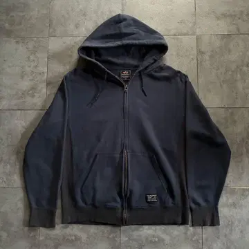 알파 인더스트리 지퍼 후드티 투톤