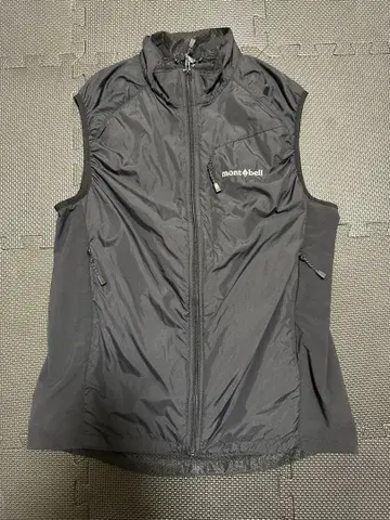 라이트쉘 베스트 mont-bell 블랙 남성용 S