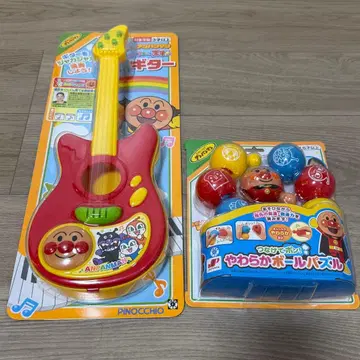 [ 새상품 ] 호빵맨 우리 아이 천재 기타, 말랑말랑 볼 퍼즐