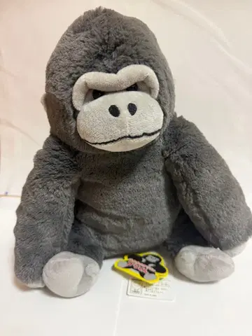 그레이 고릴라 봉제 인형 택 포함