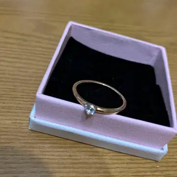 Pandora 라이트 블루 솔리테어 반지 52