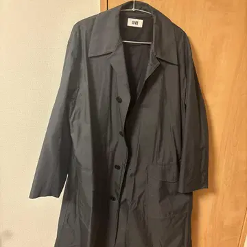 UNIQLO U 오버사이즈 스텐카라 코트 M Gray