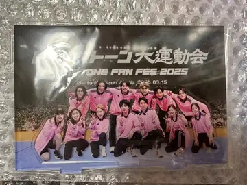 트라이스톤 대운동회 특전 굿즈 팀 핑크 아크릴 포토 스탠드