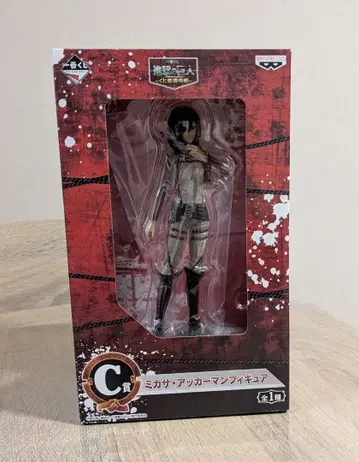 미개봉 진격의 거인 미카사 피규어