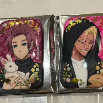 블루 록 rabbit 스퀘어 캔뱃지 사에 시도