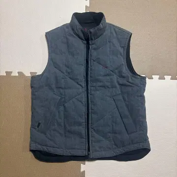 Papas 다운 베스트 퀼팅 그레이 S