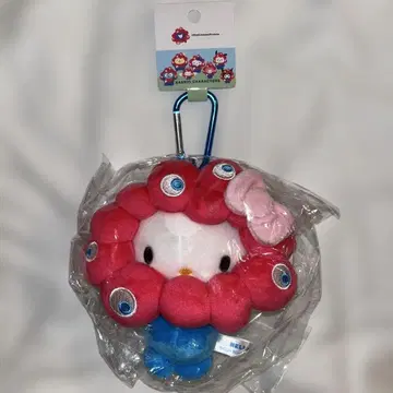 만박 한정 미야쿠미야쿠 헬로키티 코스프레 봉제 인형 카라비너 포함