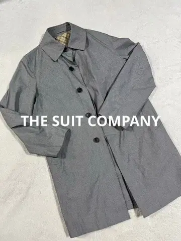 코트 THE SUIT COMPANY 얇은 소재 스탠 칼라 M