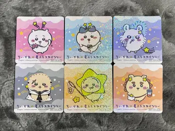 치이카와 별이 빛나는 스카이트리 특전 코스터 6종 세트