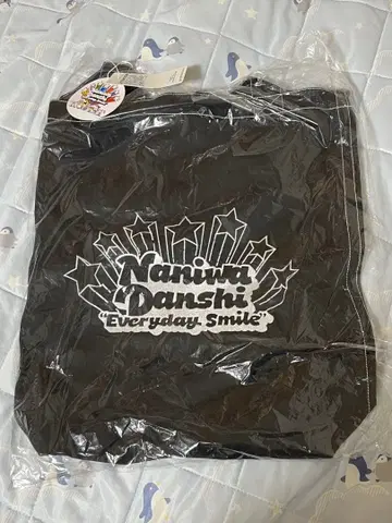 미사용 새상품 나니와단시 GU 토트백 블랙