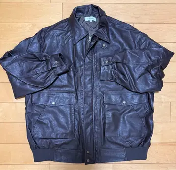 MOD-MART 브라운 가죽 자켓 L 사이즈