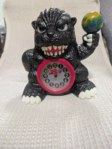 [ 작동 확인 완료 ] 고질라 알람 시계 레트로