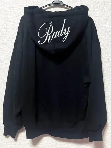 Rady 로고 지퍼 후드티 블랙 새상품급