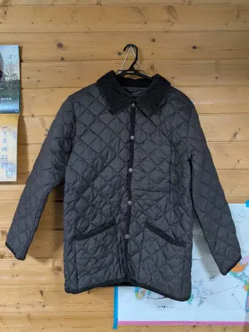 퀼팅 자켓 그린 라벨 릴랙싱 L 브라운