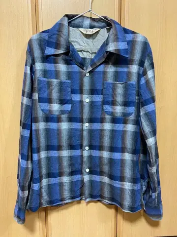 JELADO 젤라드 웨스트 코스트 셔츠 옴브레 오픈 카라