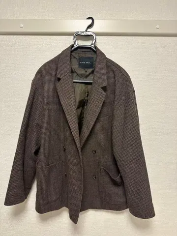 niko and - 체크 무늬 테일러드 자켓 셋업