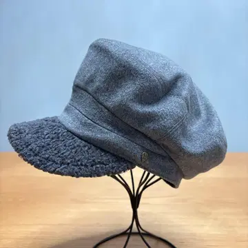 헬렌 카민스키 그레이 울 헌팅 캡 사이즈 M