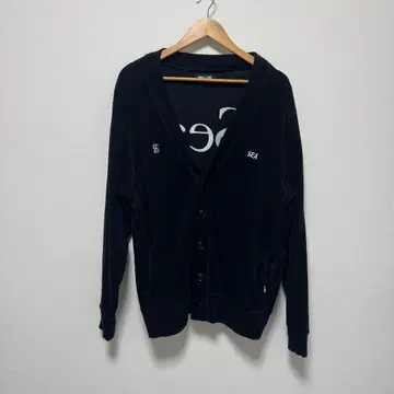 WIND AND SEA 블랙 가디건