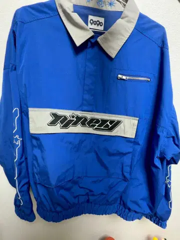 9090 ninety 파랑 나일론 자켓
