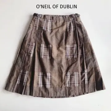 오닐 오브 더블린 체크 무늬 스커트