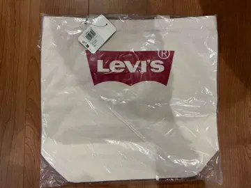 Levi's 화이트 토트백 OS [ 미사용 새상품 택 포함 ]