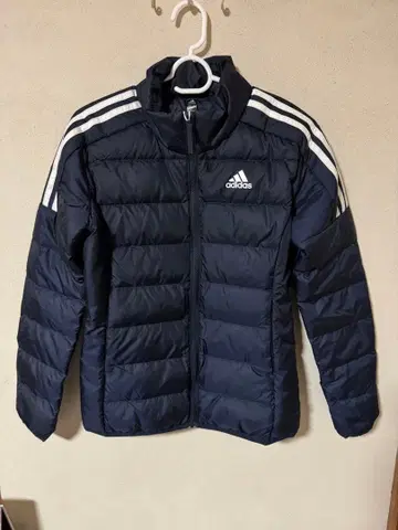 adidas 다운 자켓 네이비 스트라이프 여성용