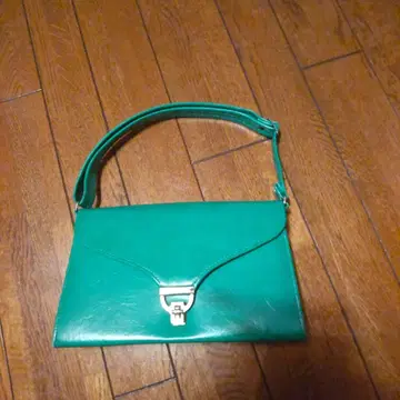 Clarks 그린 플랩식 핸드백