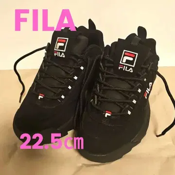FILA 블랙 스니커즈