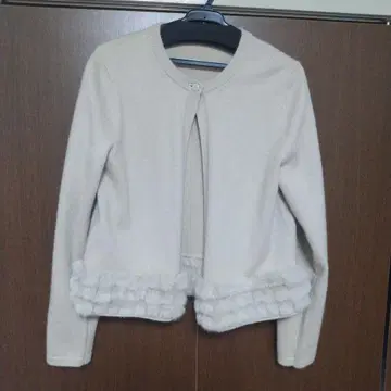 ANAYI 베이지 프론트 버튼 가디건