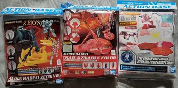 BANDAI 액션 베이스 3종 세트